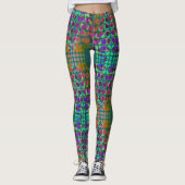Leggings Dotée - Orderly Chaos Fond d'écran couleur (Devant)