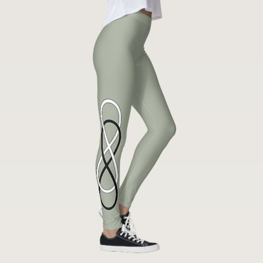 Leggings Double Infinity noir & blanc + vos idées (Droite)