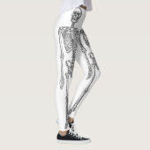 Leggings Double Skeleton humain noir (Droite)