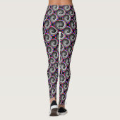 Leggings Double Yin Yang Spiral par Kenneth Yoncich (Dos)