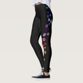 Leggings Doubles guêtres de pierre gemme de rangée (Gauche)