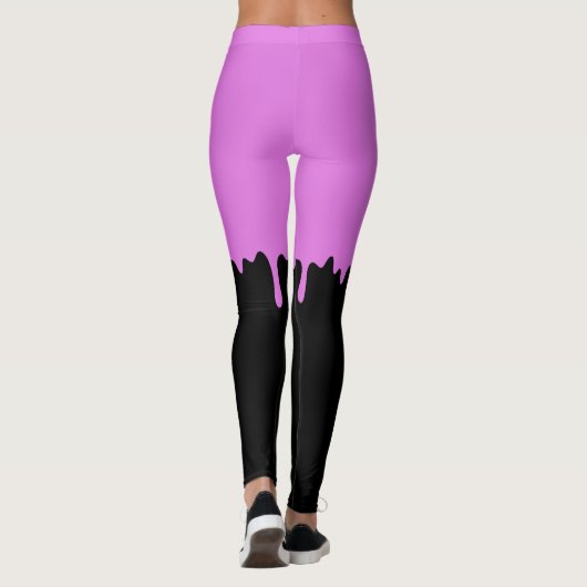 Leggings Douce à goutte rose (Dos)