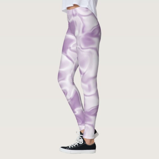 Leggings Doux tendance Silver Purple (Gauche)