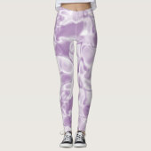 Leggings Doux tendance Silver Purple (Devant)