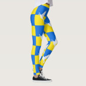 Leggings Dove de Paix - drapeau ukrainien - Paix pour l'Ukr (Droite)