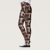 Leggings Doxie noir et marron (Gauche)