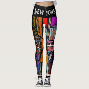 Leggings Doxie Town City - NEW YORK