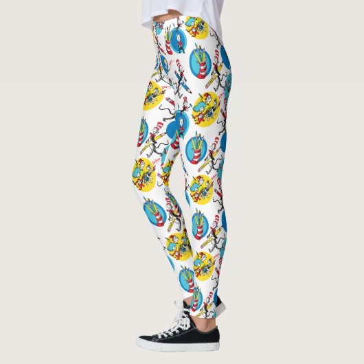 Leggings Dr Seuss | Caractères avec Motif de crayons (Gauche)