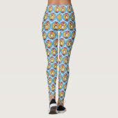 Leggings Dr. Seuss | Graphisme de tête de Chat dans le Chap (Dos)