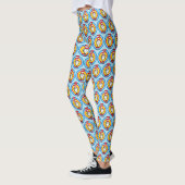 Leggings Dr. Seuss | Graphisme de tête de Chat dans le Chap (Gauche)