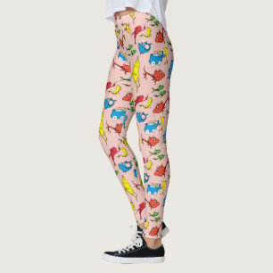 Leggings Dr. Seuss   Un Poisson Deux Poissons Motif