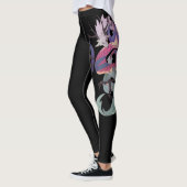Leggings Dragon, black (Gauche)
