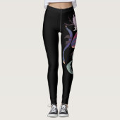 Leggings Dragon, black (Devant)