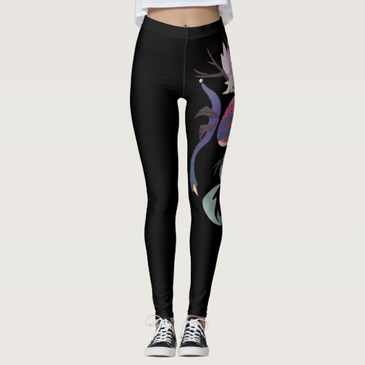Leggings Dragon, black (Devant)