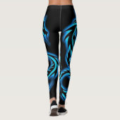 LEGGINGS DRAGON BLEU (Dos)