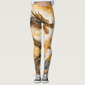 Leggings Dragon chinois (Devant)
