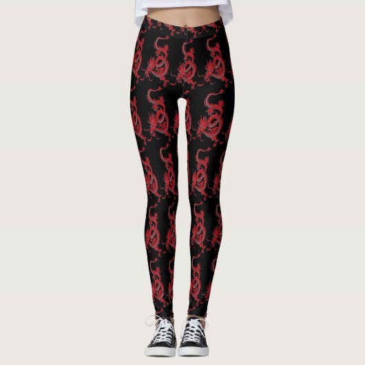 Leggings Dragon chinois (Devant)