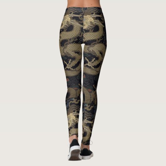Leggings Dragon chinois (Dos)