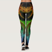 Leggings Dragon coloré (Dos)