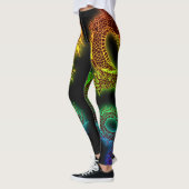 Leggings Dragon coloré (Gauche)