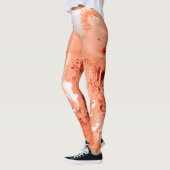 Leggings Dragon de corail/rouille (Gauche)