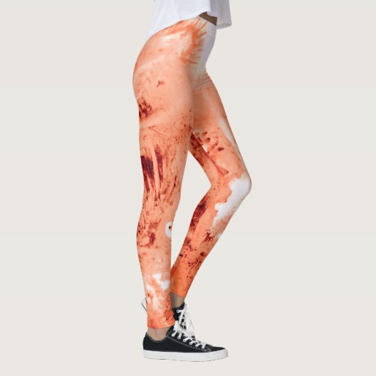 Leggings Dragon de corail/rouille (Droite)