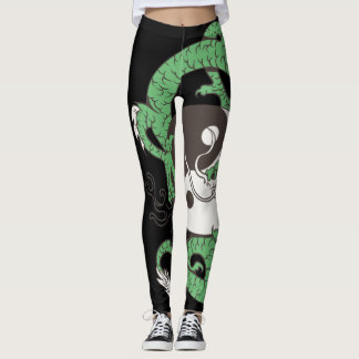 Leggings Dragon de Yin Yang