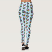 Leggings Dragon d'eau chinois Poisson Koi (Dos)