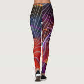 Leggings Dragon Fantastique à Feu Soufflant (Dos)