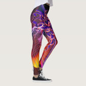 Leggings Dragon Fantastique à Feu Soufflant (Droite)