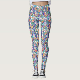 Leggings dragon floral