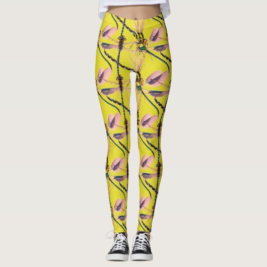 Leggings Dragon Jaune SoleilLégendes Volées (Devant)