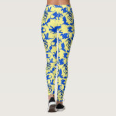 Leggings Dragon motif 02 blue.bwx4 LYellow BG (Dos)