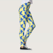 Leggings Dragon motif 02 blue.bwx4 LYellow BG (Droite)
