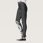 Leggings Dragon noir et blanc (Gauche)