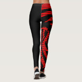 Leggings Dragon rouge (Dos)