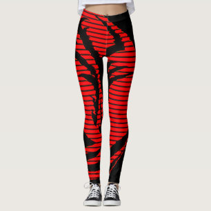 Leggings Dragon rouge