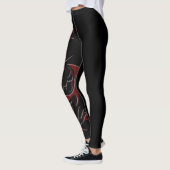 LEGGINGS DRAGON ROUGE ANNÉE DU DRAGON (Gauche)