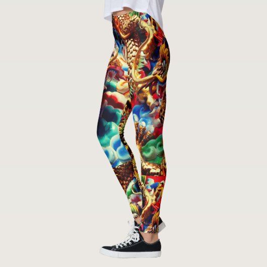 Leggings Dragon thaïlandais (Gauche)