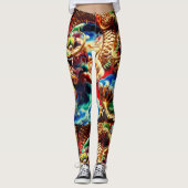 Leggings Dragon thaïlandais (Devant)