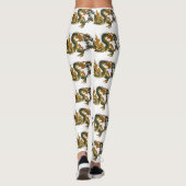 Leggings dragon vert (Dos)