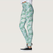 Leggings Dragonflies Boho en bleu (Gauche)