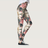 Leggings Dragonfly and Light Rose Lotus Design (Droite)