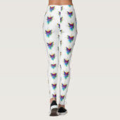 Leggings Dragonfly en arc-en-ciel (Dos)