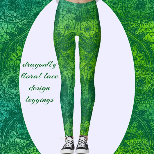 Leggings Dragonfly Wancy Floral Dream