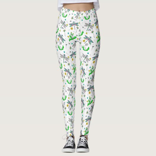 Leggings Dragonlies et Dandelions (Devant)
