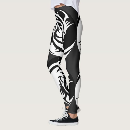 Leggings Dragons de Yin Yang (Gauche)