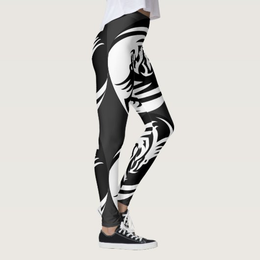 Leggings Dragons de Yin Yang (Droite)