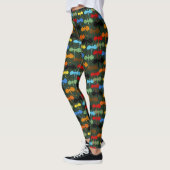 Leggings Dragons Green Flight Imaginaire (Gauche)