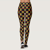 Leggings Drapeau À damiers Grenade Motif (Dos)
